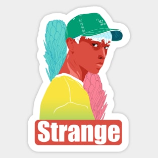 Strange Sticker